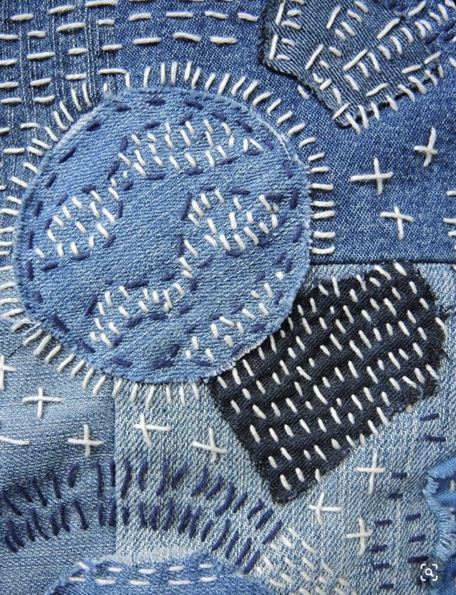 Боро сашико японская вышивка