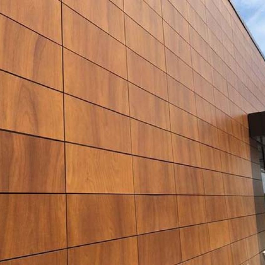 Алюкобонд композитные панели дерево