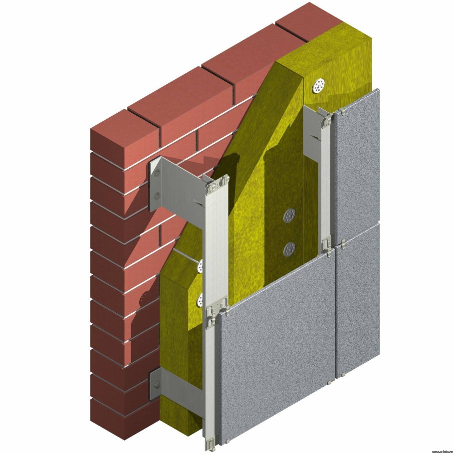 Керамогранит подсистема вентфасад