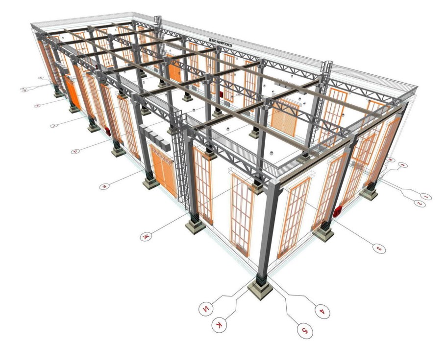 Каркасная блочная система железобетон