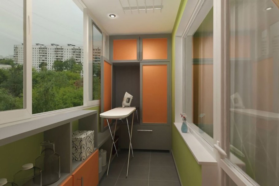 Планировка лоджии 6 метров