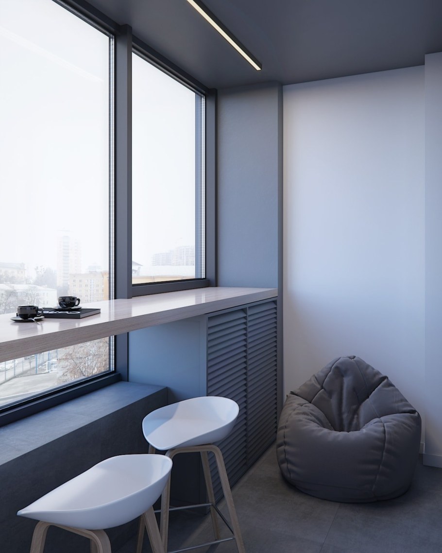 Современный балкон