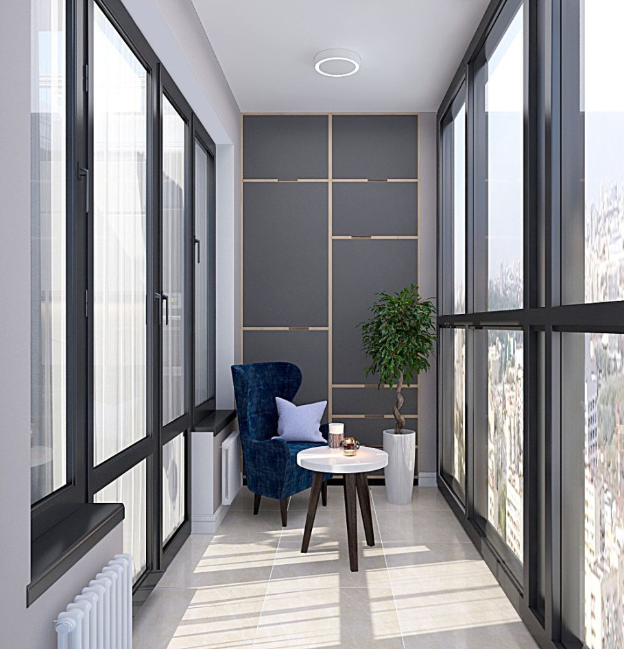 Интерьер лоджии