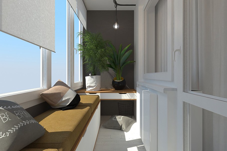 Диван на балкон Минимализм