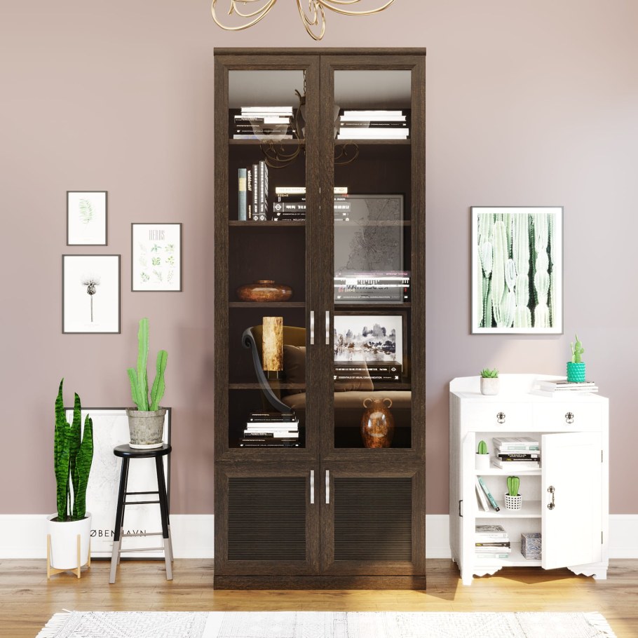 Книжный шкаф Магна лазурит