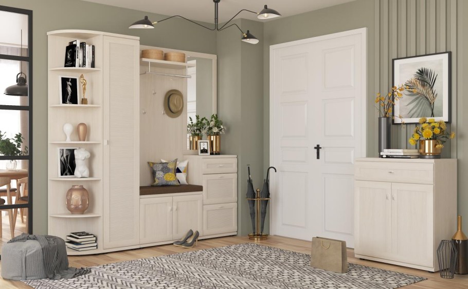 Прихожая Орнета дуб молочный