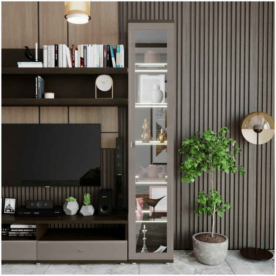 Шкаф витрина Орнета