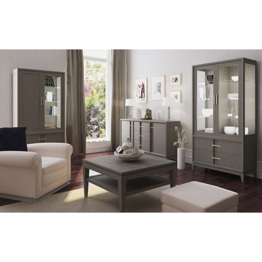 Шкаф-витрина Скарлетт лазурит