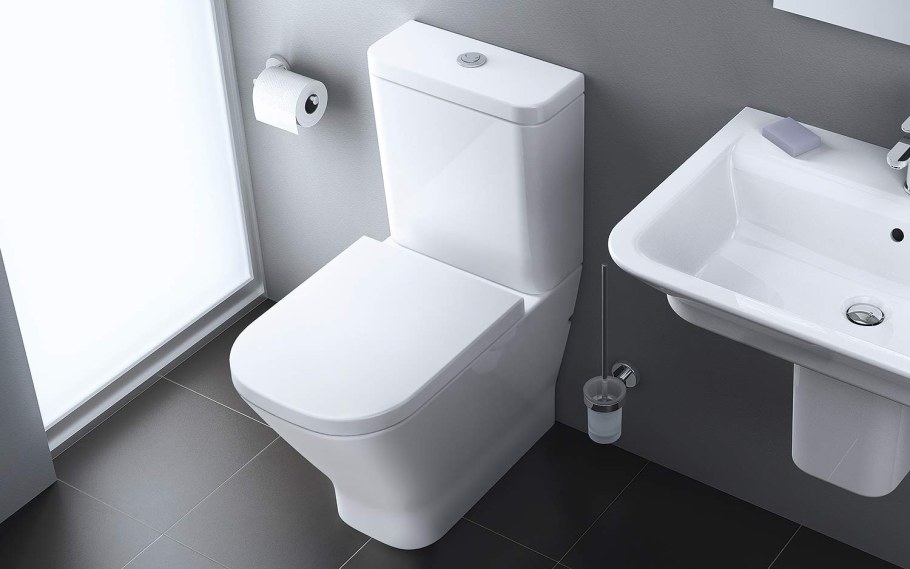 Унитаз напольный Roca gap clean Rim 34273700h с бачком