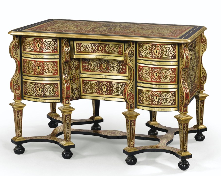 Стол письменный антикварный Людовик 14