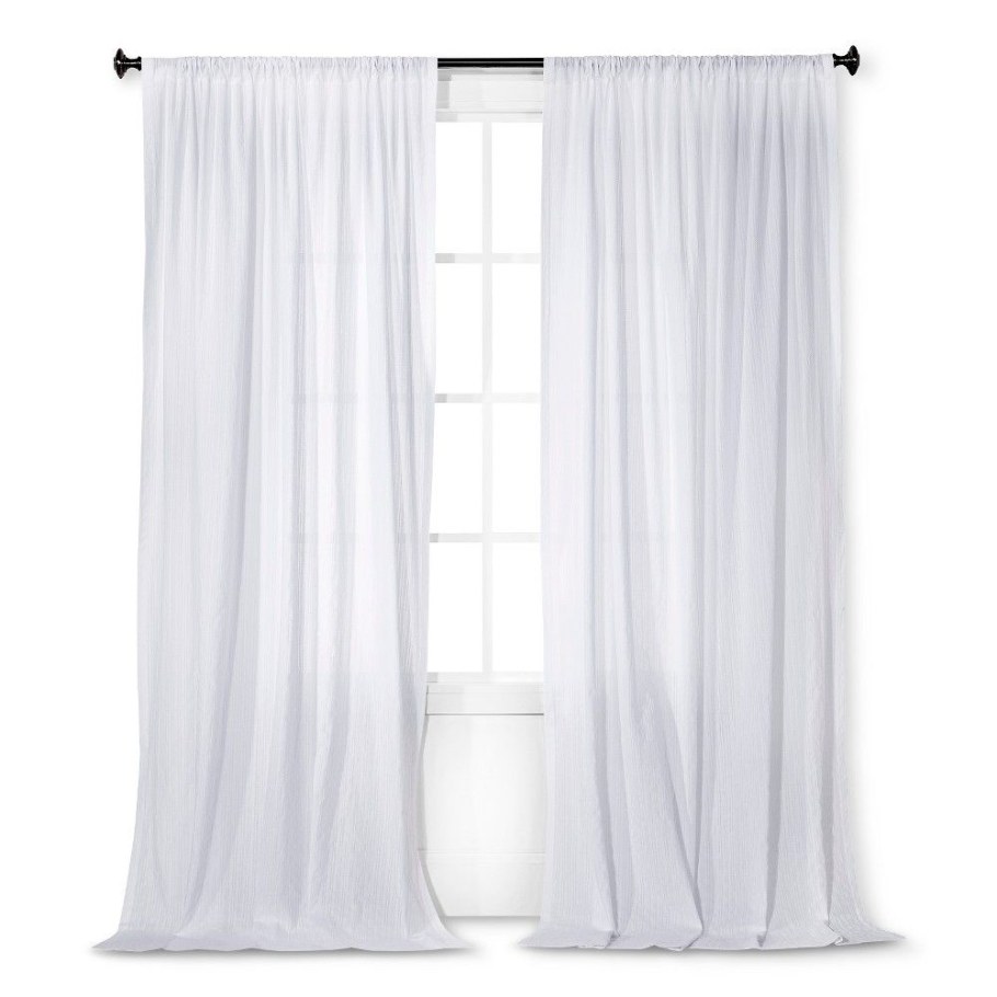 Занавески белые прозрачные