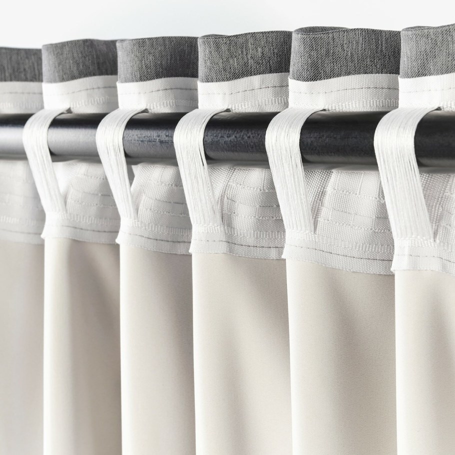 Blåhuva блохува затемняющие гардины, 2 шт., светло-серый145x300 см