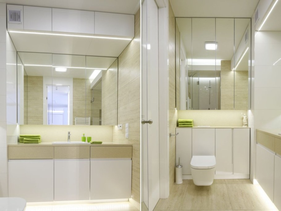 Ванная комната со шкафом