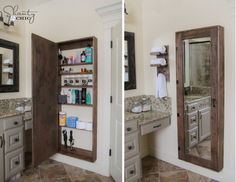 Шкаф для косметики в ванной