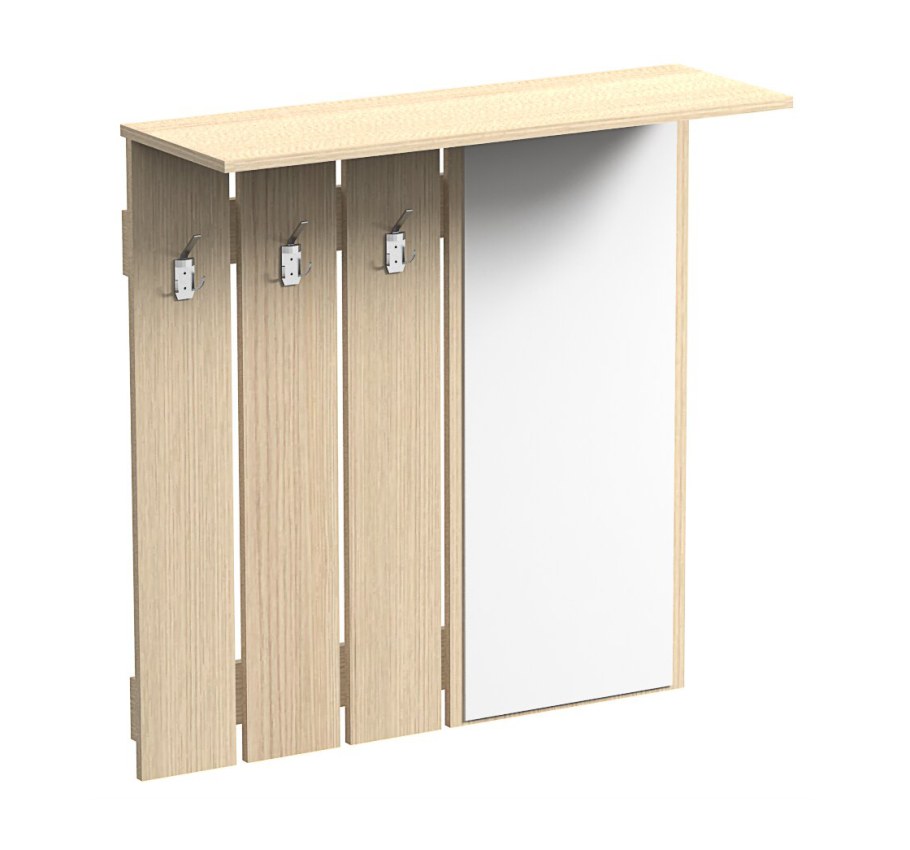 Вешалка для одежды во-3 (премиум) шимо темный