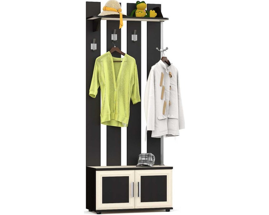 Вешалка ВШ-01 (венге/беленый дуб)