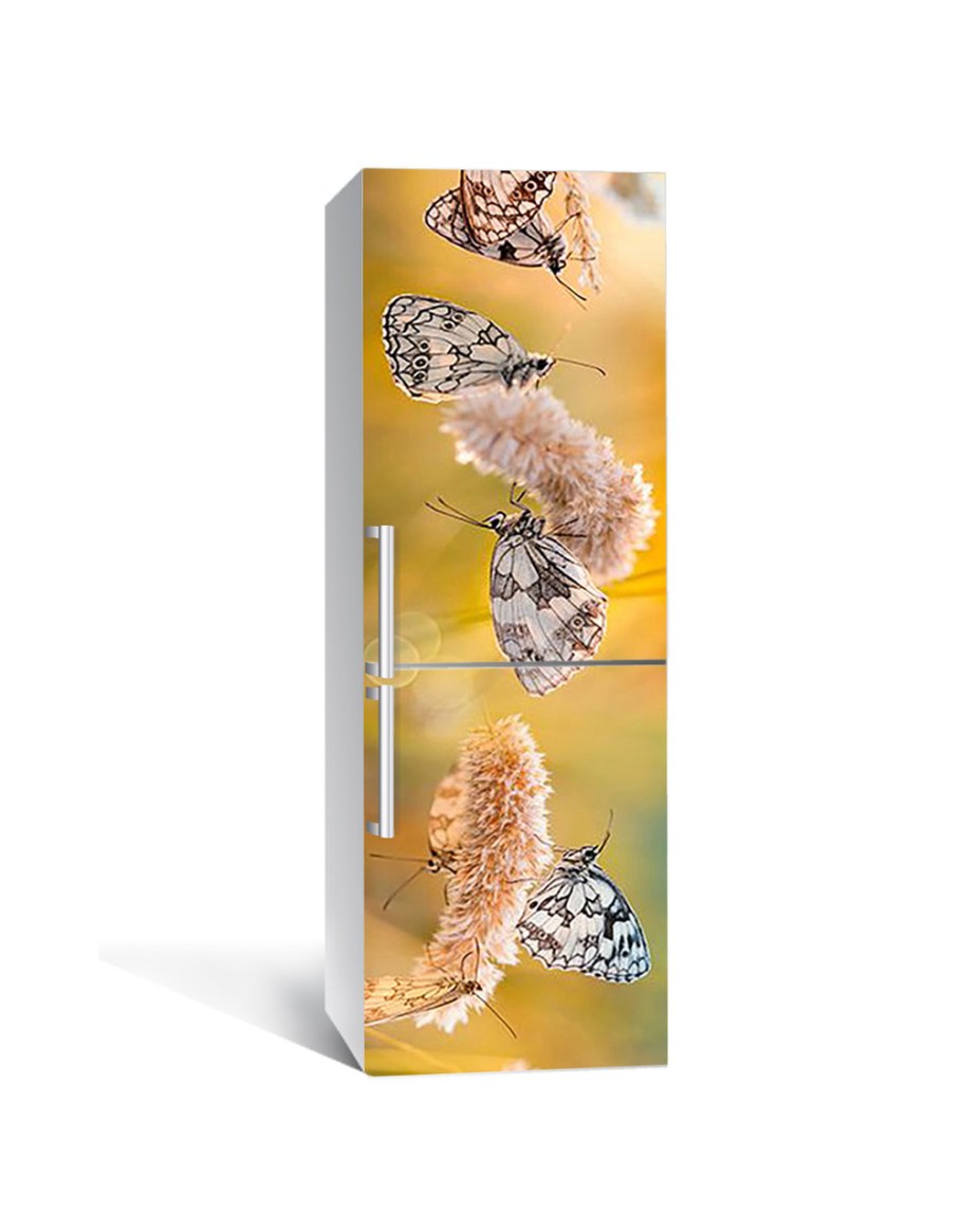 Наклейки на холодильник свежая рыба