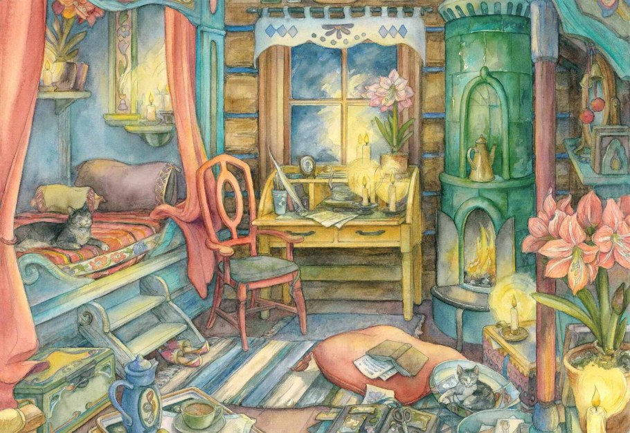 Уютный мир в картинах Ким Якобс