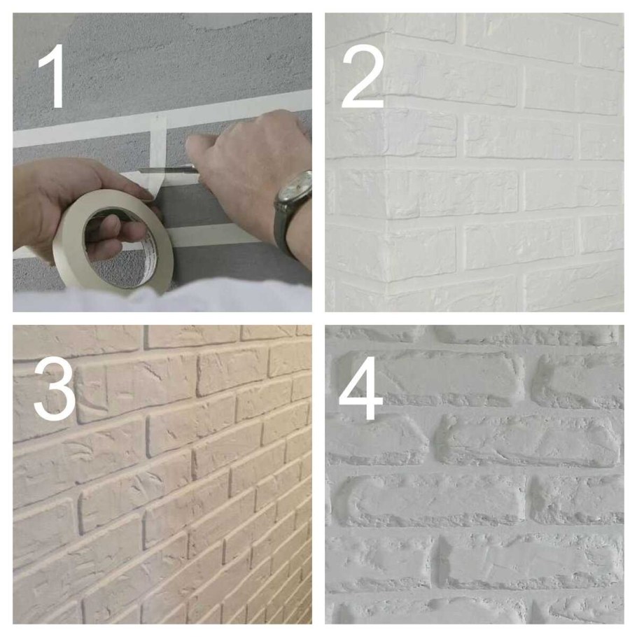 Штукатурка для имитации кирпичной кладки