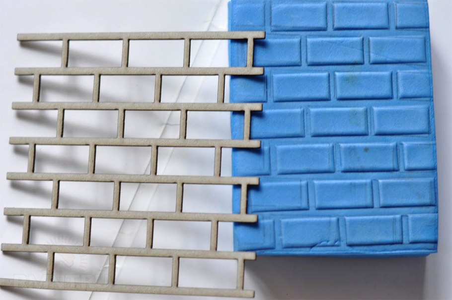 Форма для имитации кирпича