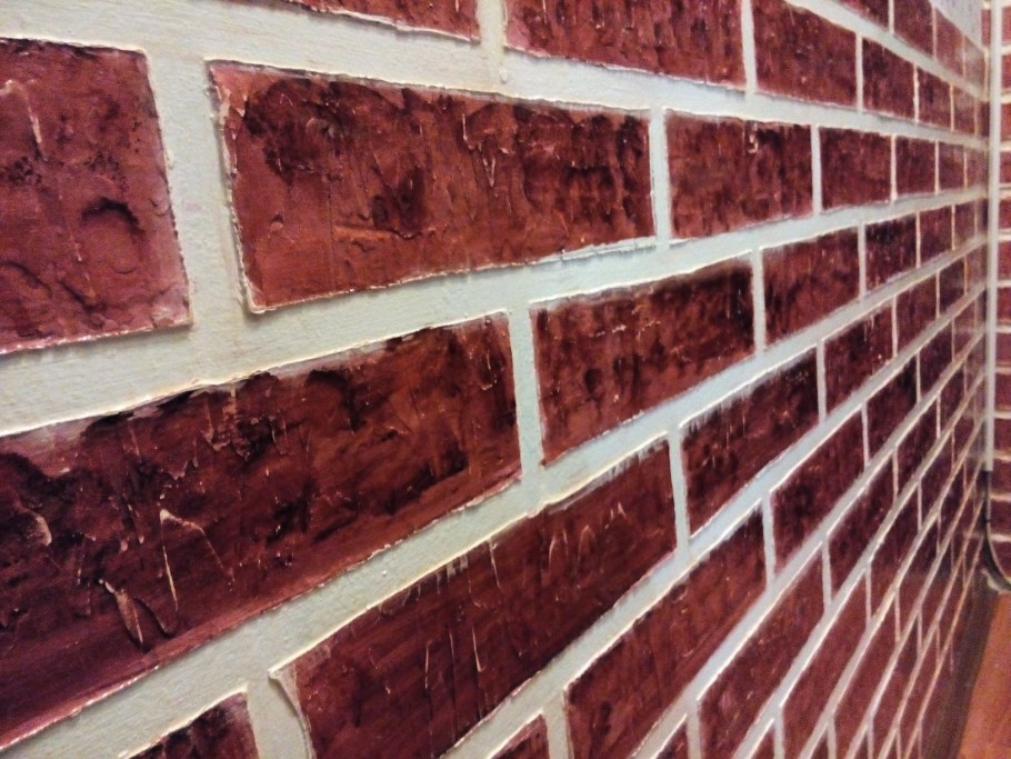 Декоративная шпаклевка под кирпич