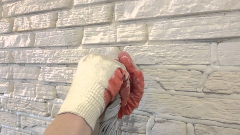 Гипсовая штукатурка под кирпич