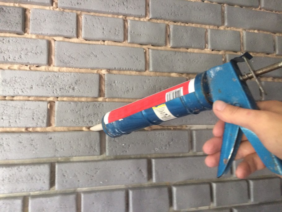 Имитация кирпича из краски