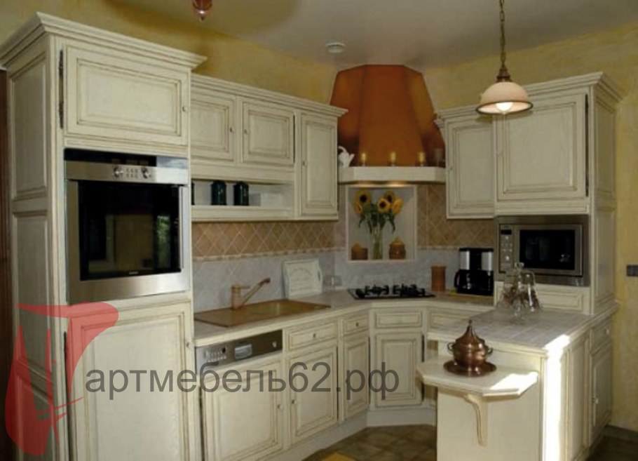 Кухонная вытяжка в стиле Прованс