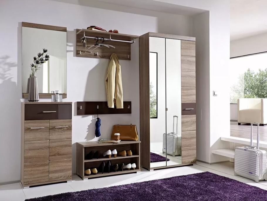 Homeline" тумба s-122 sfb3b/12/10 дуб сонома темный/темно-коричневый