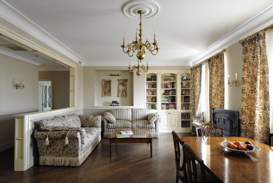 Гостиная в английском стиле