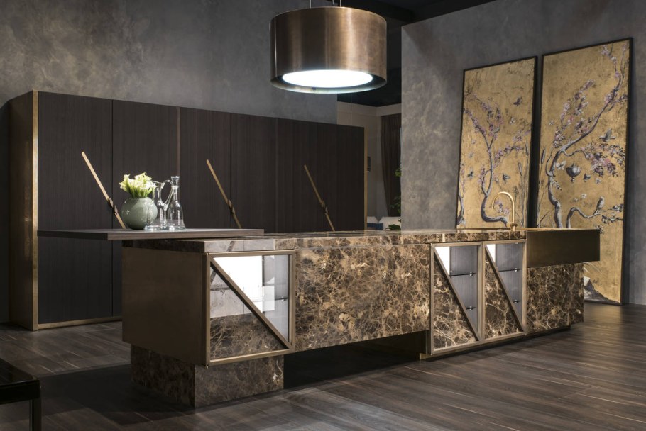 Fendi casa. Итальянская мебель, кухни, аксессуары. ISALONI 2019