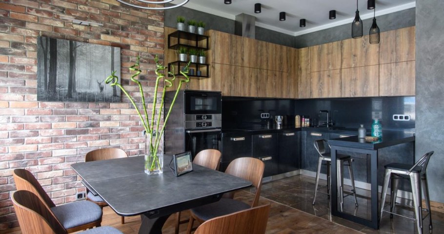 Кухня лофт