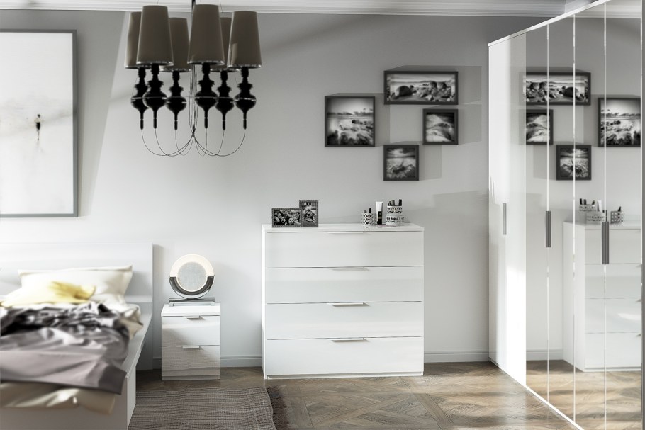 Проходной гардероб в спальне