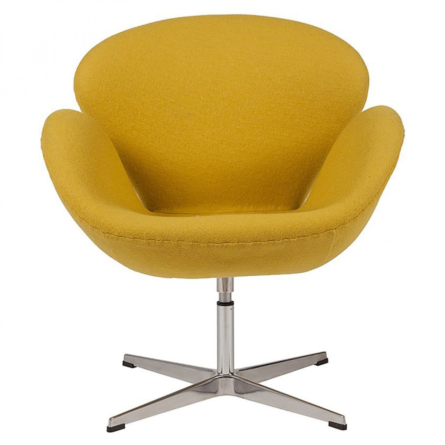 Кресло Swan желтое