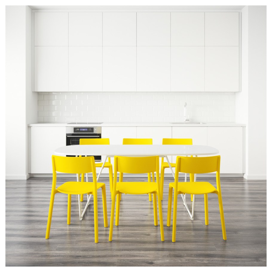 Стулья икеа Ян-Инге желтый