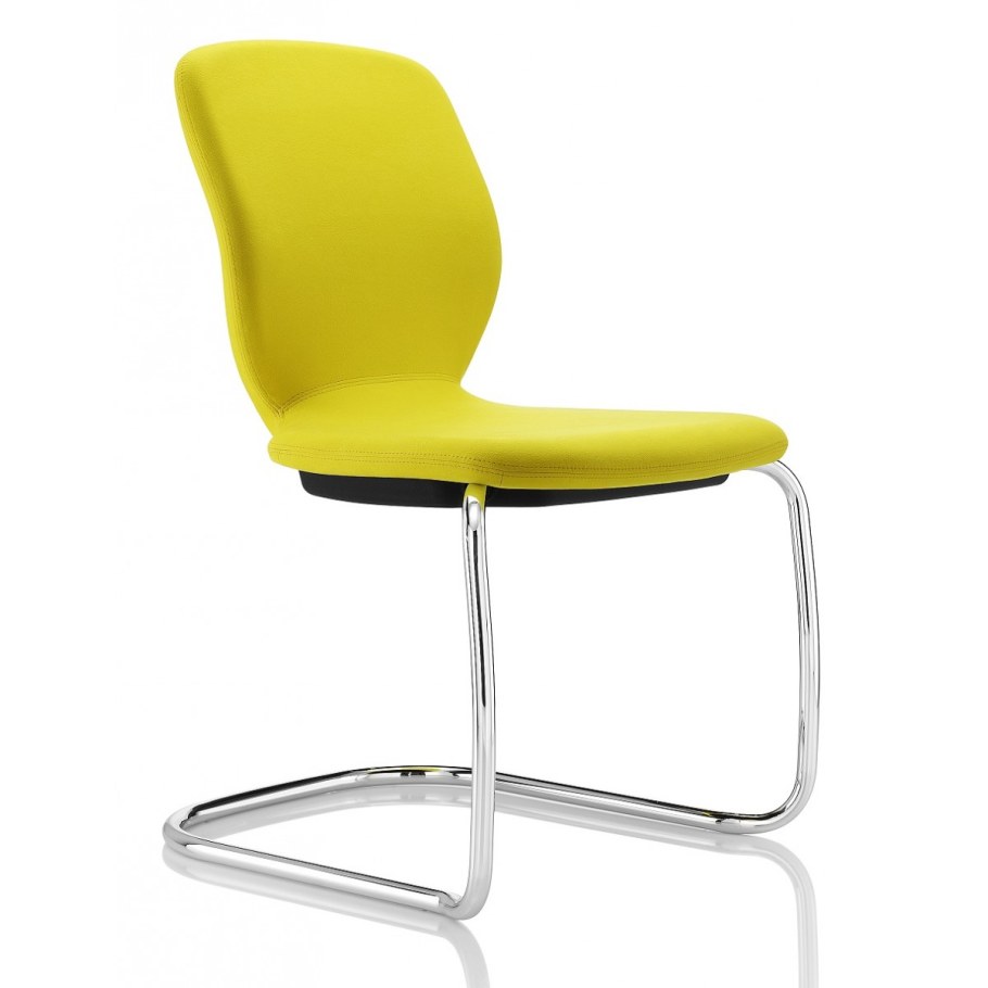 Стул рабочий желто бежевый