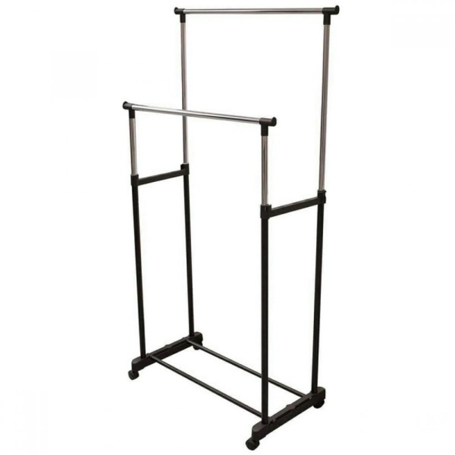 Вешалка напольная для одежды Gromell, 175x46x42 см, металл, цвет чёрный