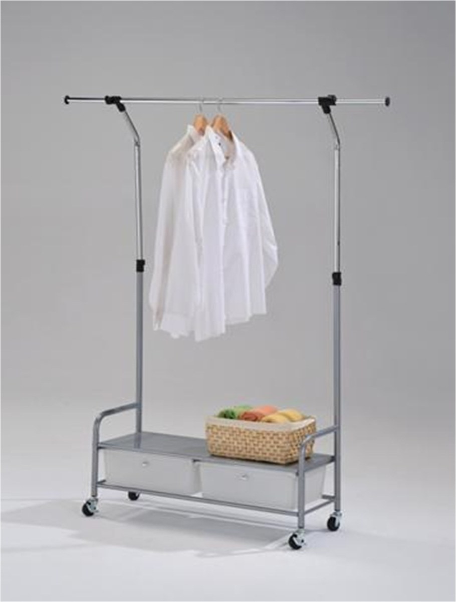 Напольная вешалка передвижная с полками Gromell 77cl07040