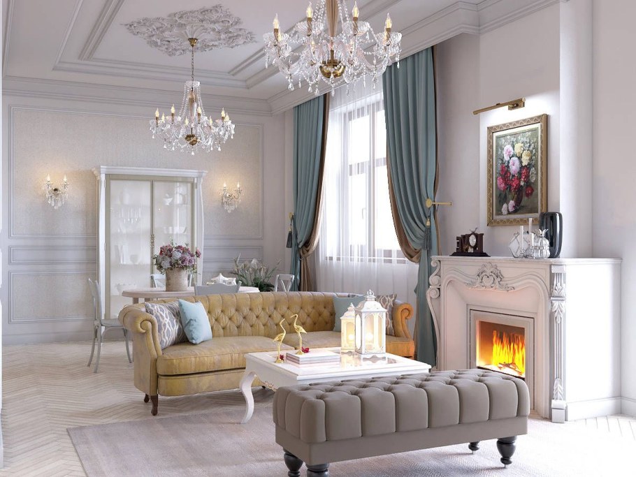 Венецианский стиль в интерьере