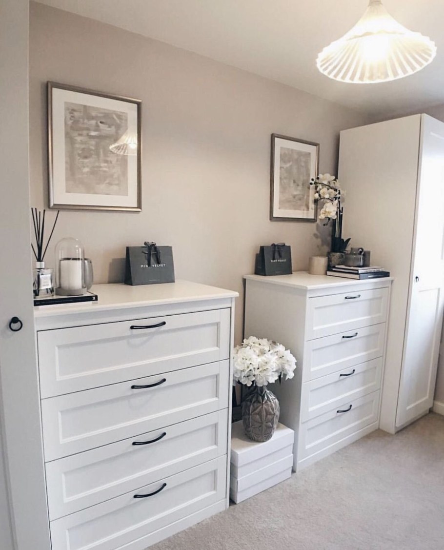 Белый комод икеа в интерьере