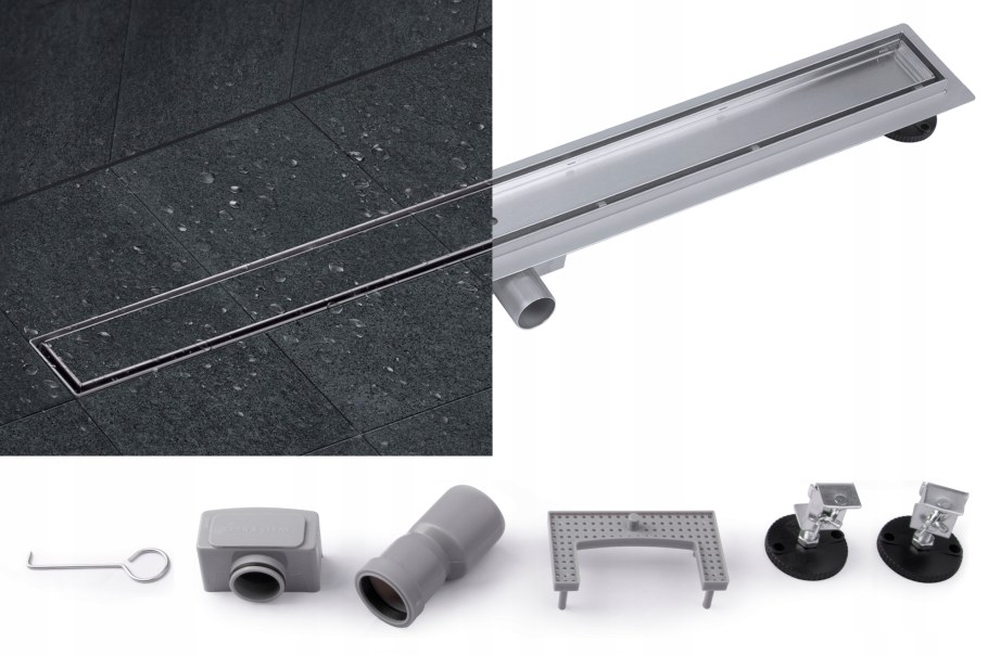 Трап Пестан линейный 550 мм под плитку