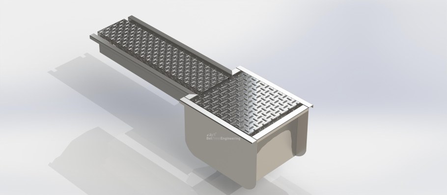 Ливневый лоток из AISI 304