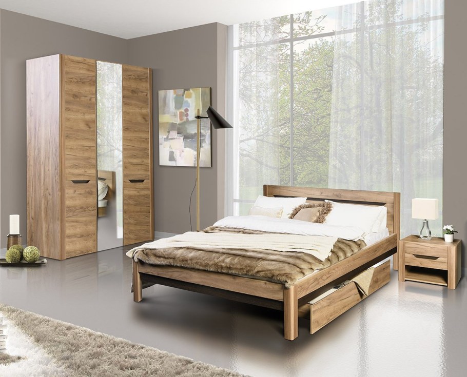 Афина кровать Заречье крафт