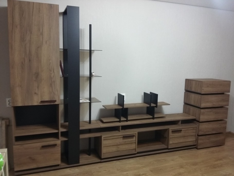 Стенка дуб табачный Craft