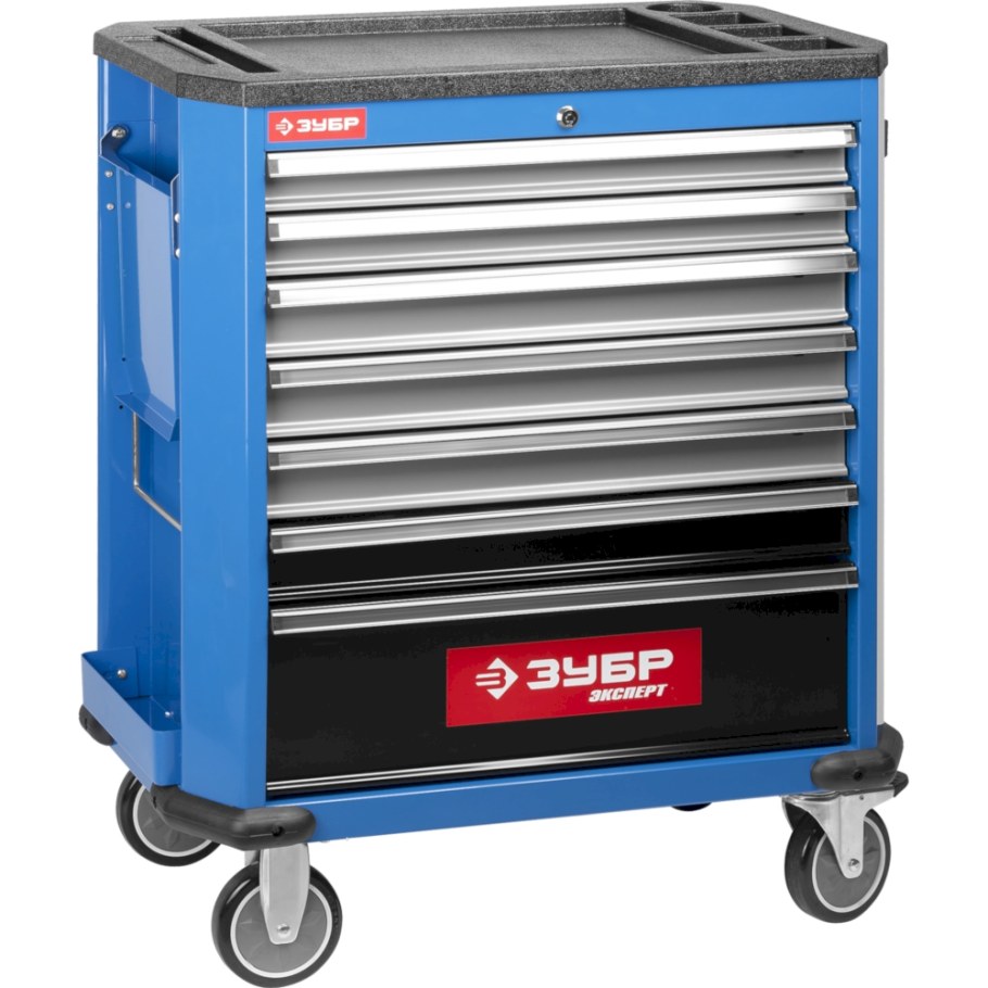 Тележка инструментальная ЗУБР мастер, 7 ящиков, 680х330х880мм