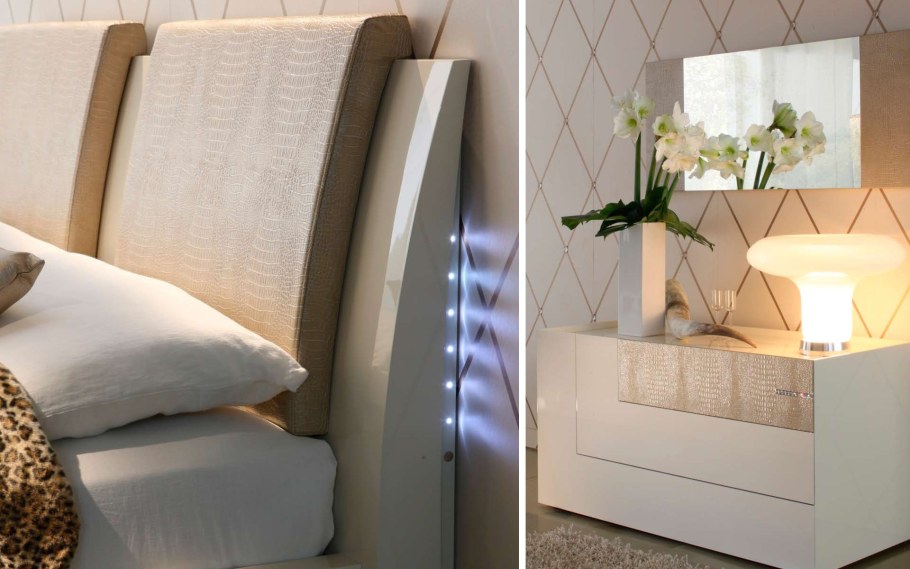 Овальная прикроватная тумбочка circle,Rossetto Armobil.