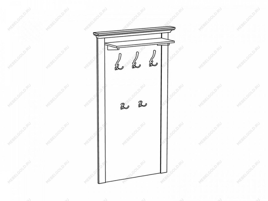 Вешалка Reina белая