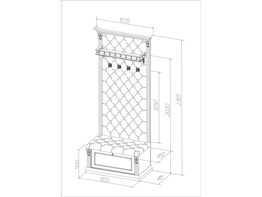 Прихожая благо 5.8-4 арт 150414