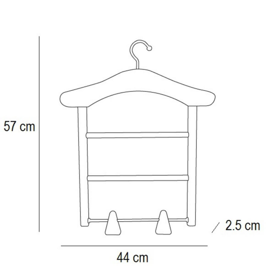 Вешалка-плечики Milady вишня