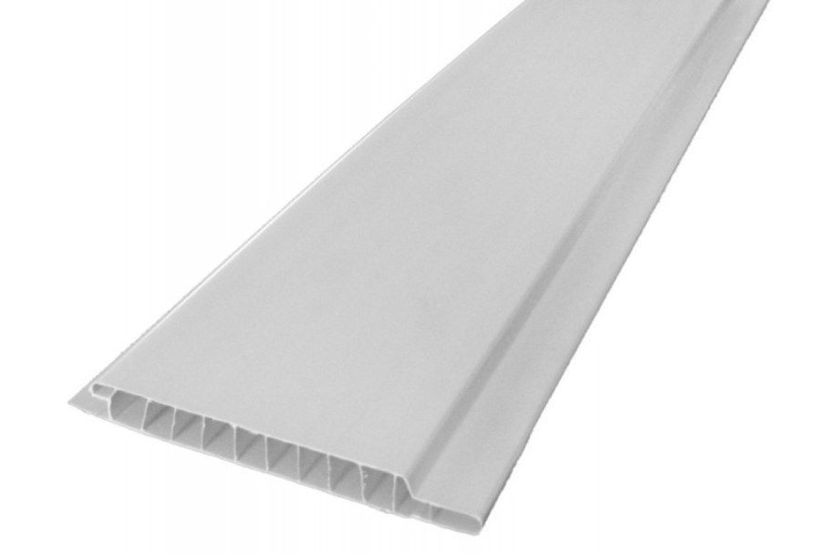 ПВХ вагонка белая 3,0х0,1х0,008м